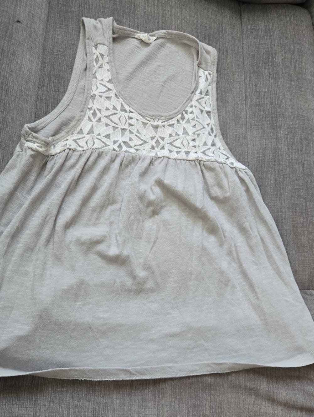 Aeropostale Light Gray Women's Tank Top